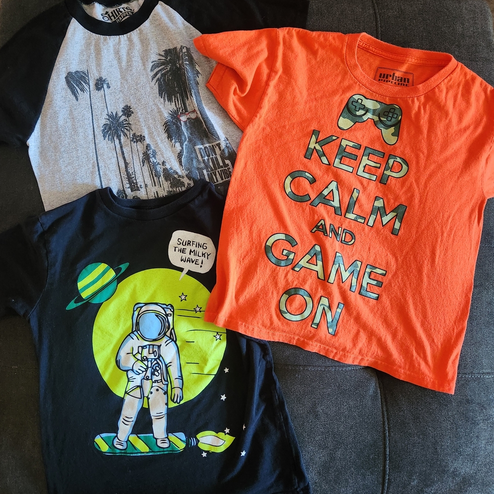 Bundle Of Boys Short Sleeve Shirts